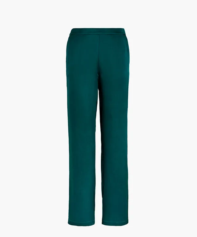 aubade-toi-mon-amour-pantalon-pyjama-soie-meraude image 1