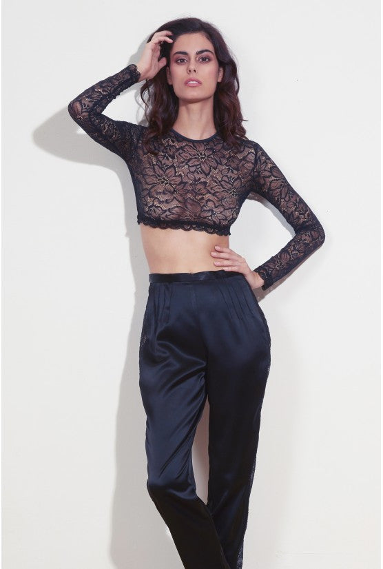 cadolle-carmen-crop-top-dentelle-noire image 2