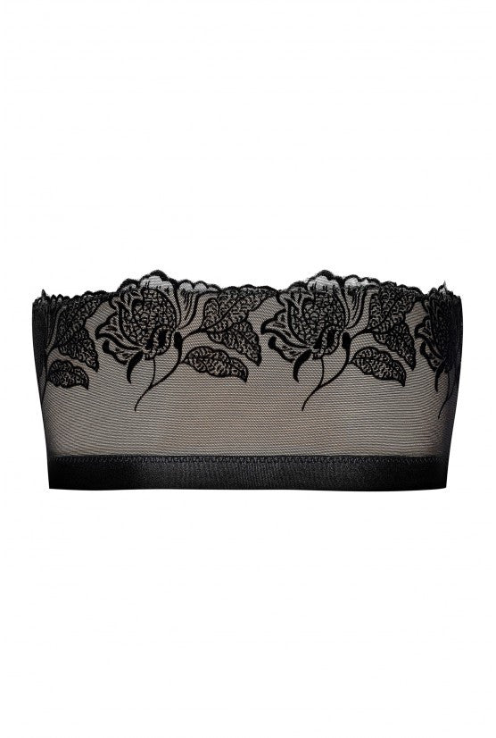 cadolle-soutien-gorge-bandeau-tulle-noir-rose image 3