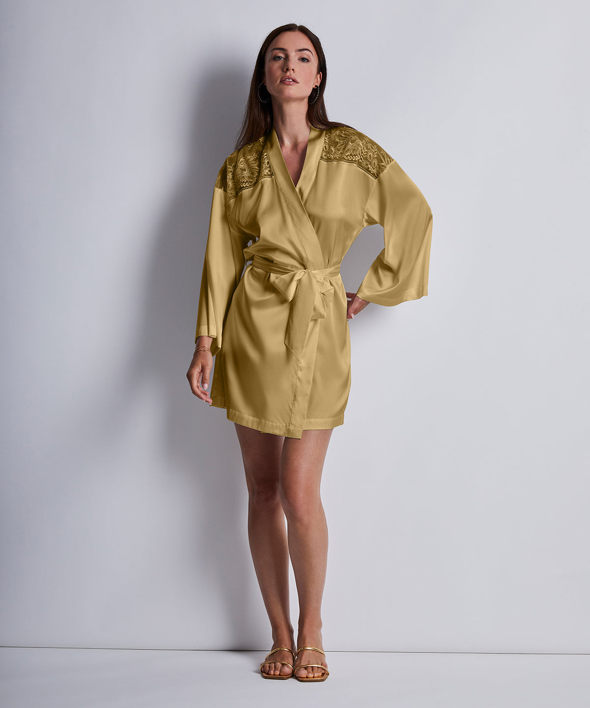 aubade-midnight-whisper-kimono-sublime-bronze image 2