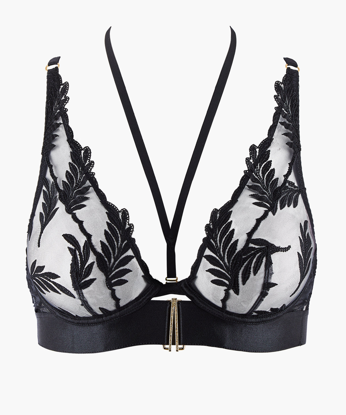 aubade-queen-of-shadow-soutien-gorge-triangle-avec-armatures-noir-absolu image 1