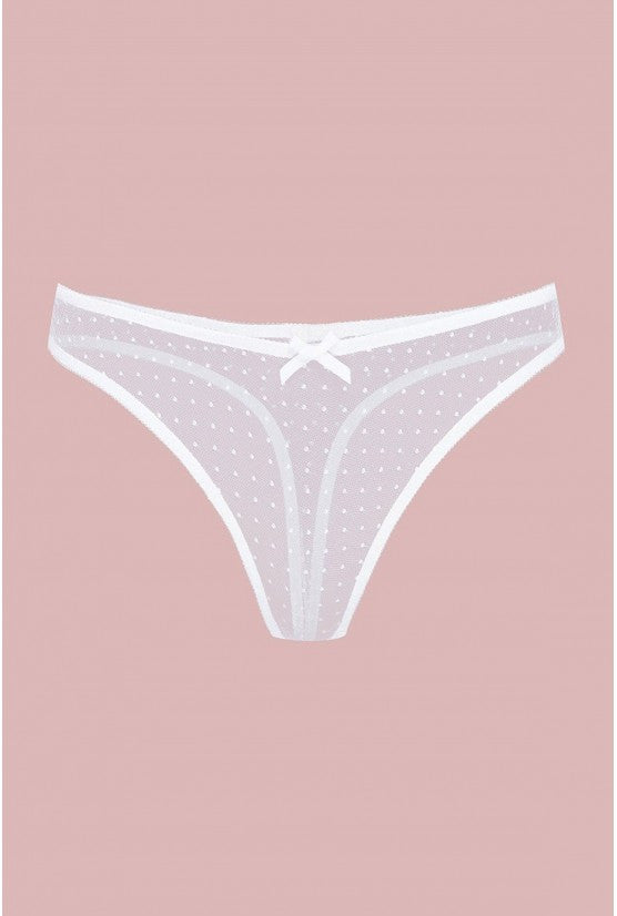 cadolle-string-cathy-plumetis-blanc-tulle-mariage image 1