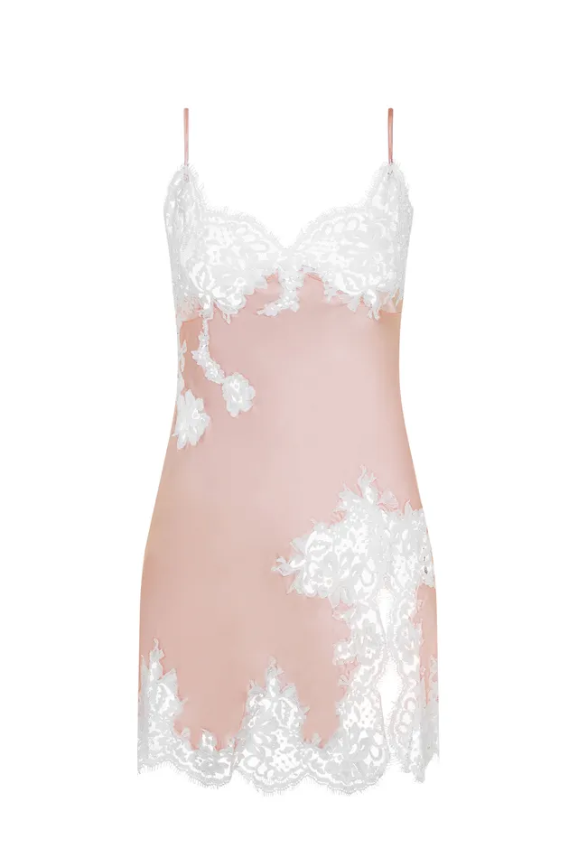 cadolle-eloise-nuisette-soie-rose-dentelle-blanche image 1