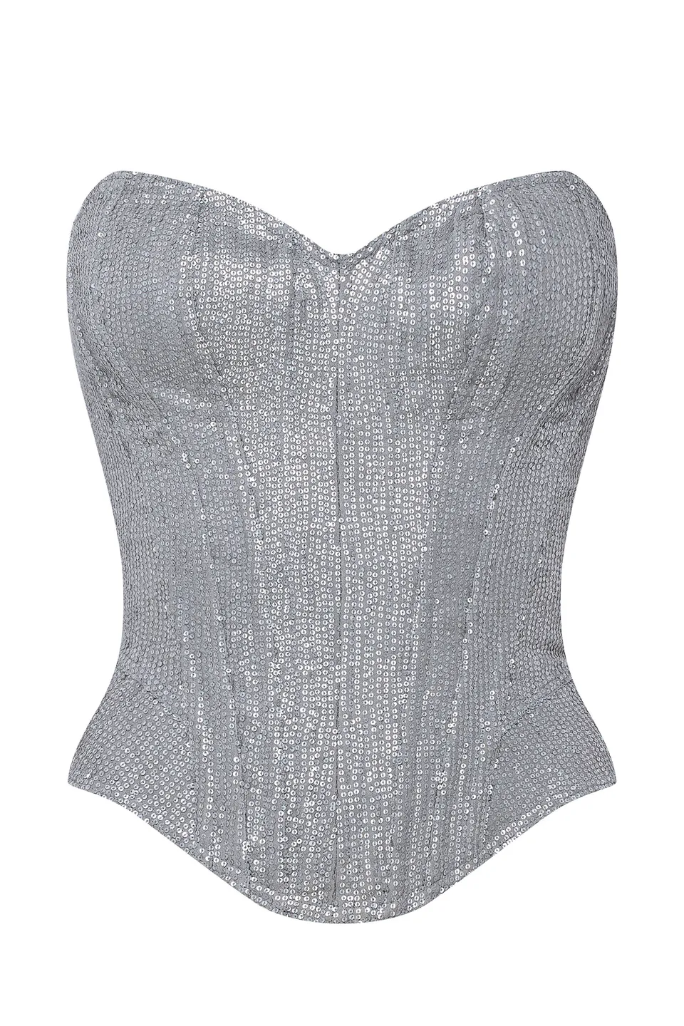 cadolle-malia-corset-sequins-gris-la-age-soir-e image 1