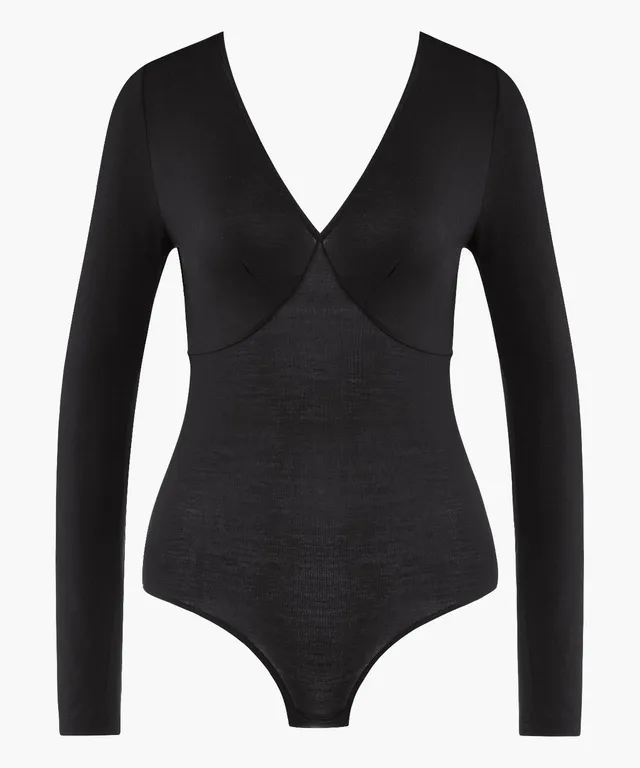 aubade-lazy-days-body-manches-longues-noir image 1