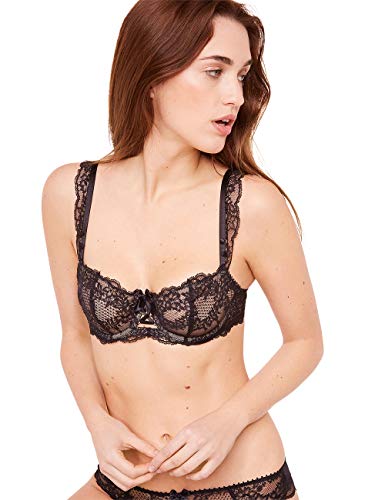 darjeeling-eprise-soutien-gorge-corbeille-dentelle-noir-95b image 3