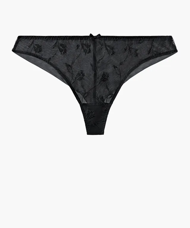 aubade-softessence-tanga-noir image 1