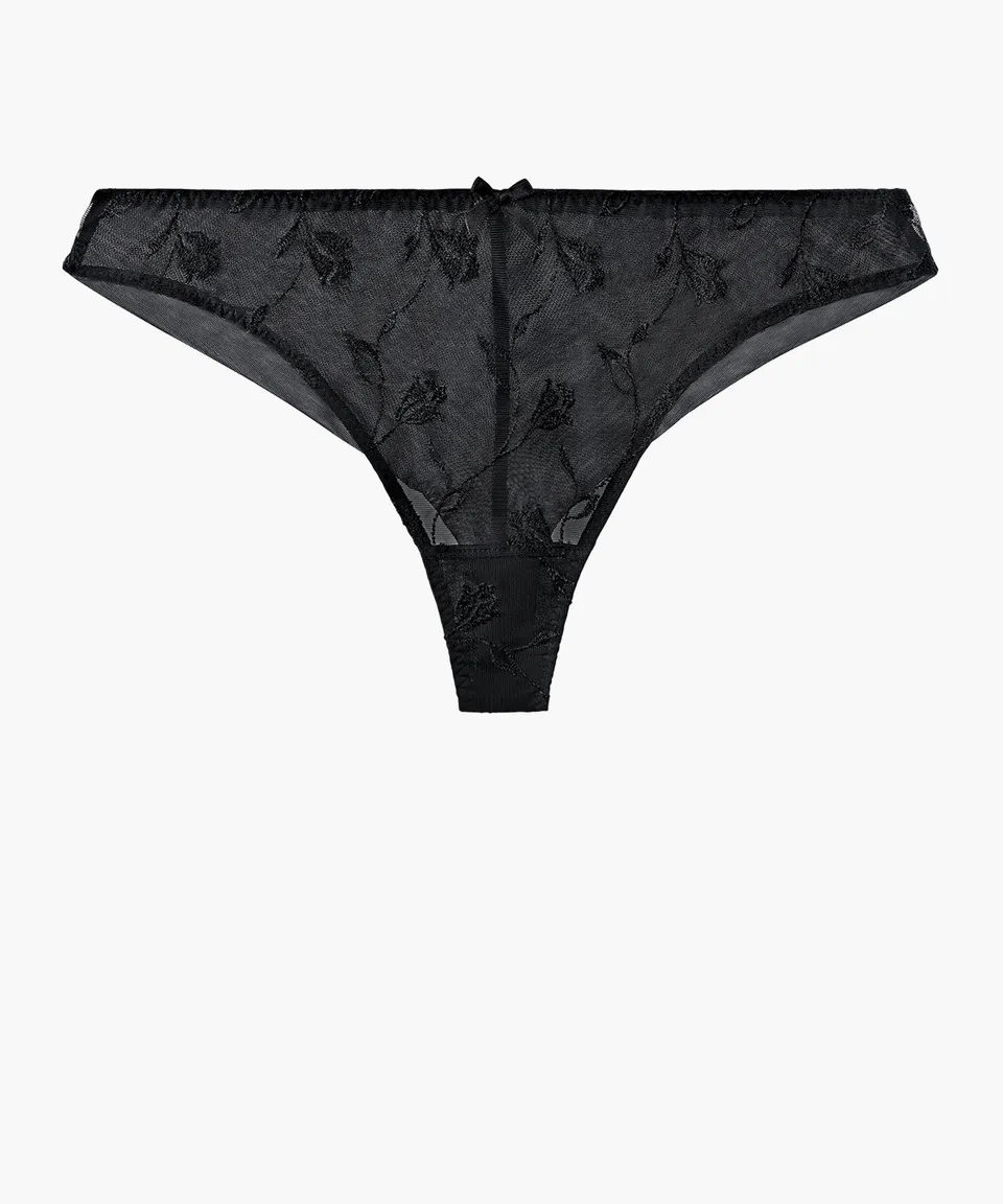 aubade-softessence-tanga-noir image 1