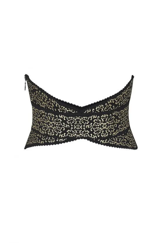 cadolle-serre-taille-junon-noir-et-or image 1