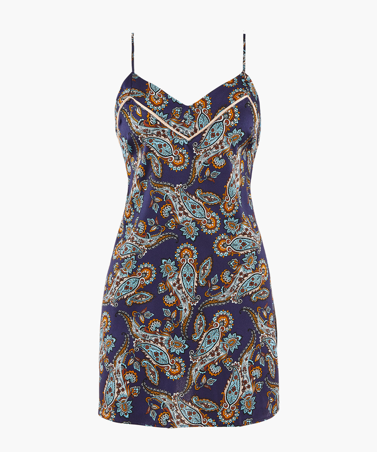 aubade-silk-by-night-nuisette-bleu-cachemire-en-soie image 1