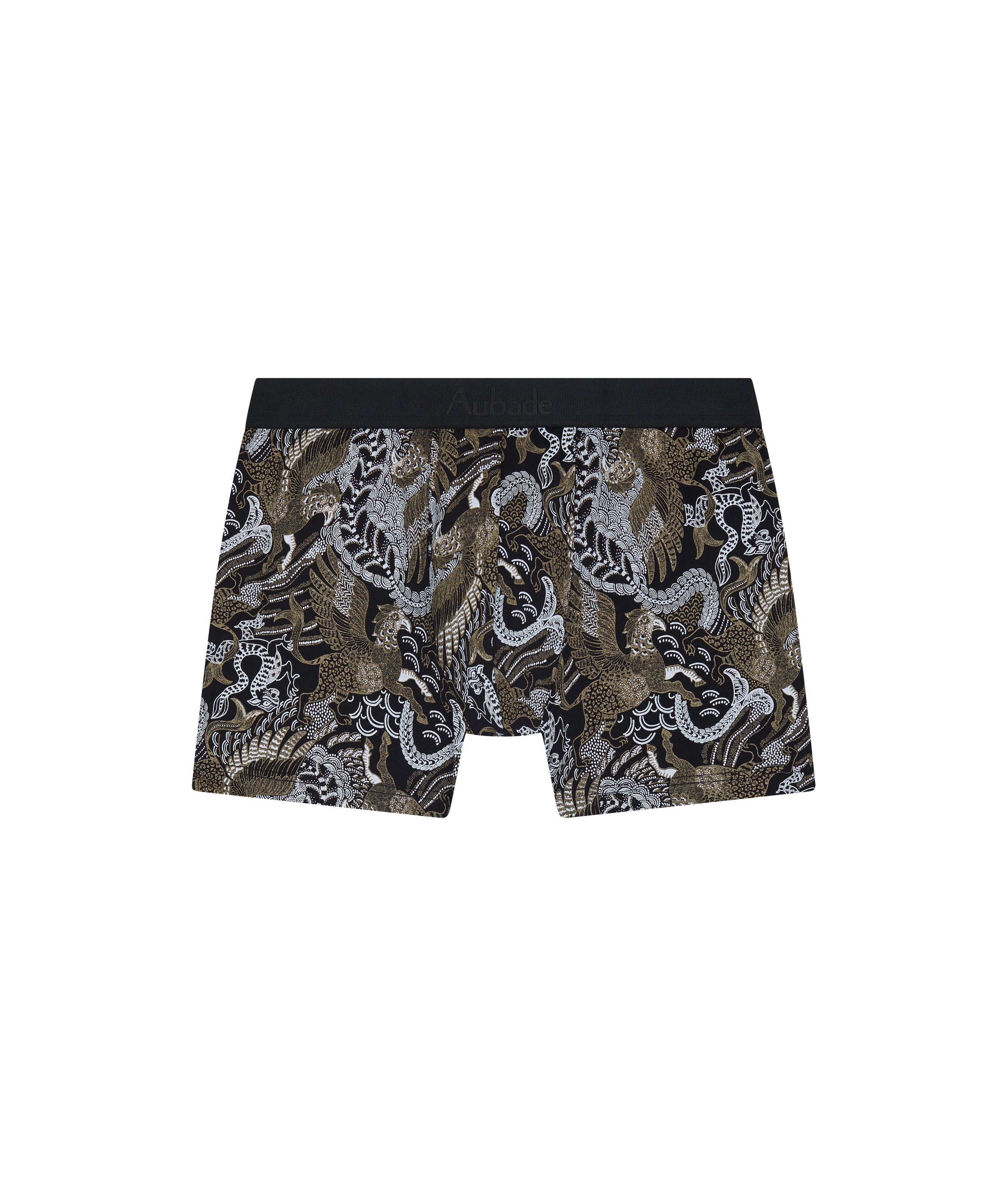 aubade-homme-boxer-hippogriffe-noir-dor image 1