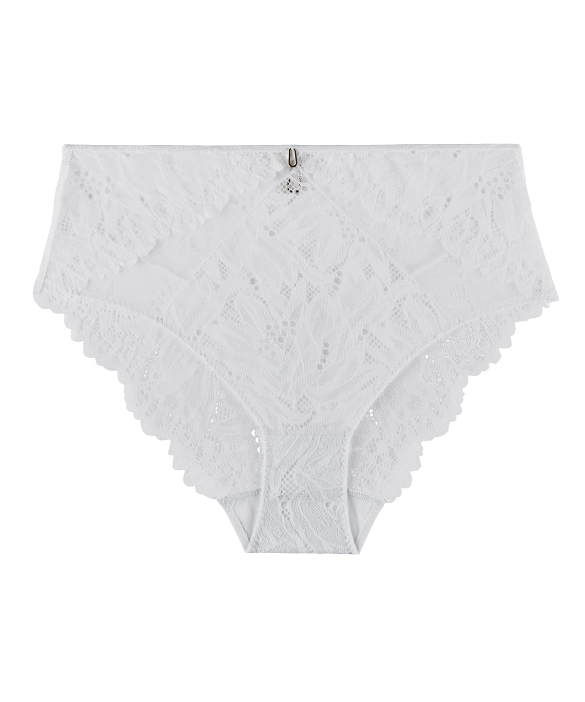 aubade-flowermania-culotte-taille-haute-blanc image 1