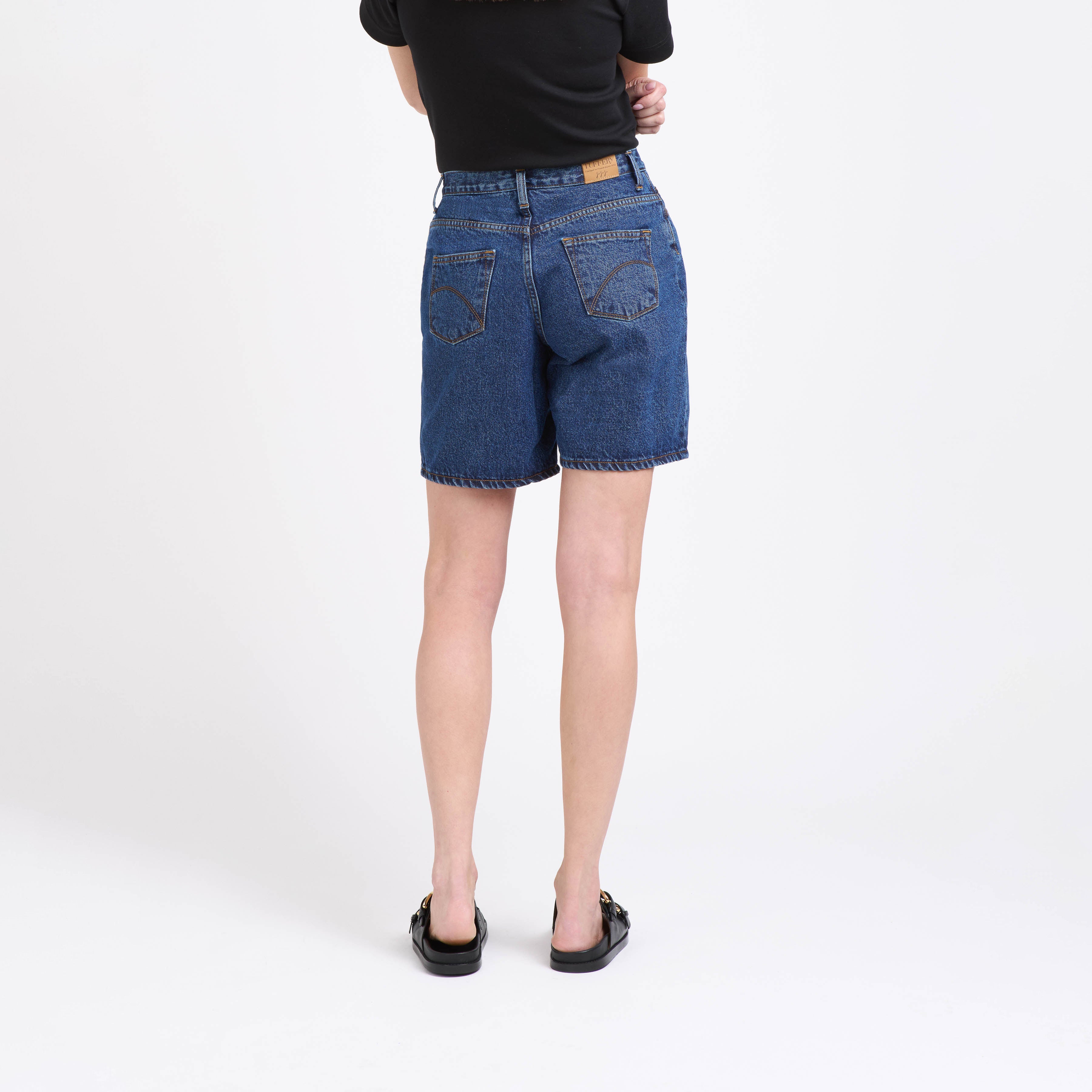 atelier-tuffery-aim-short-femme-taille-haute-en-jean-stonewashed image 6