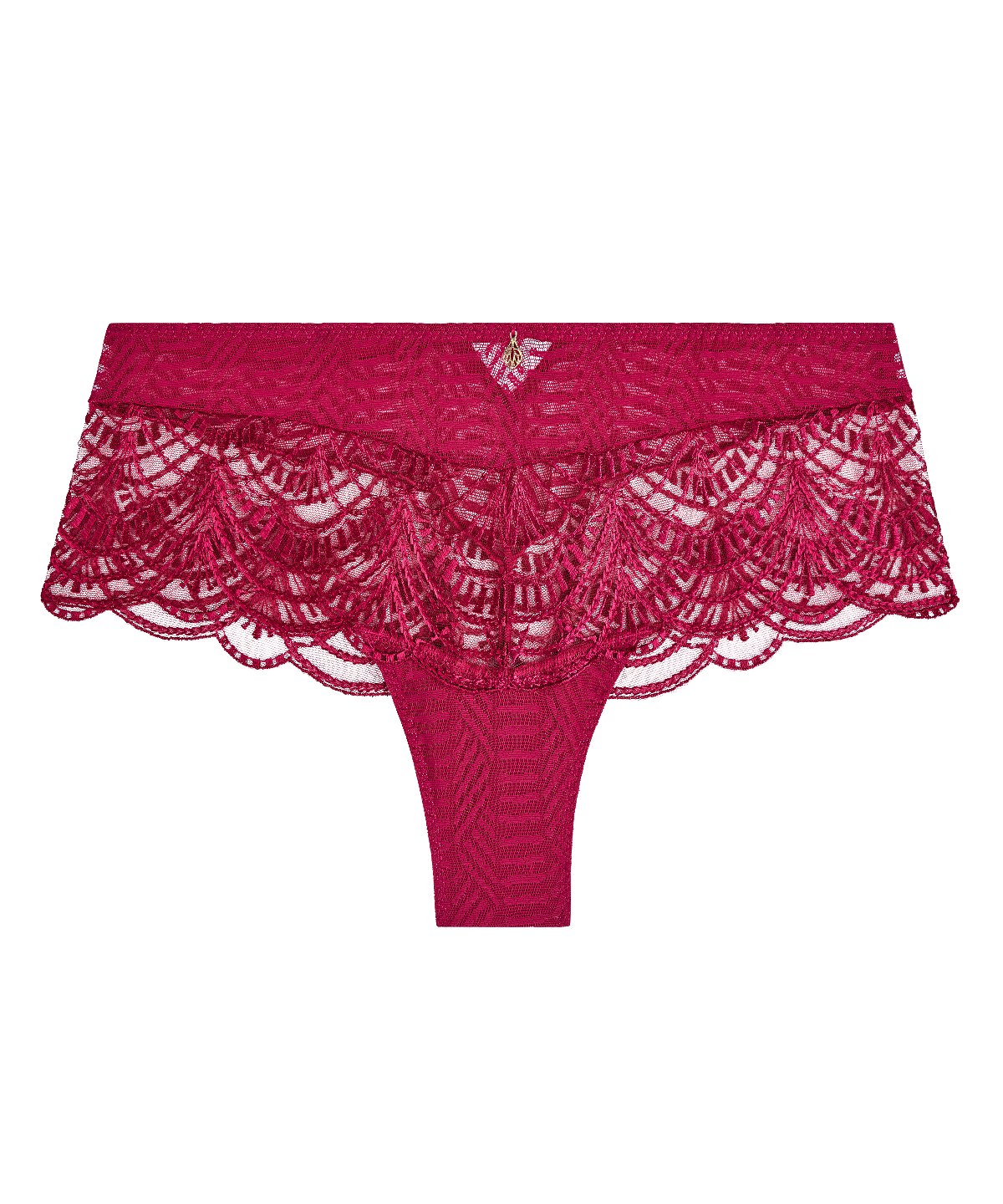 aubade-vibes-shorty-rouge-love-uni-bordeaux image 1