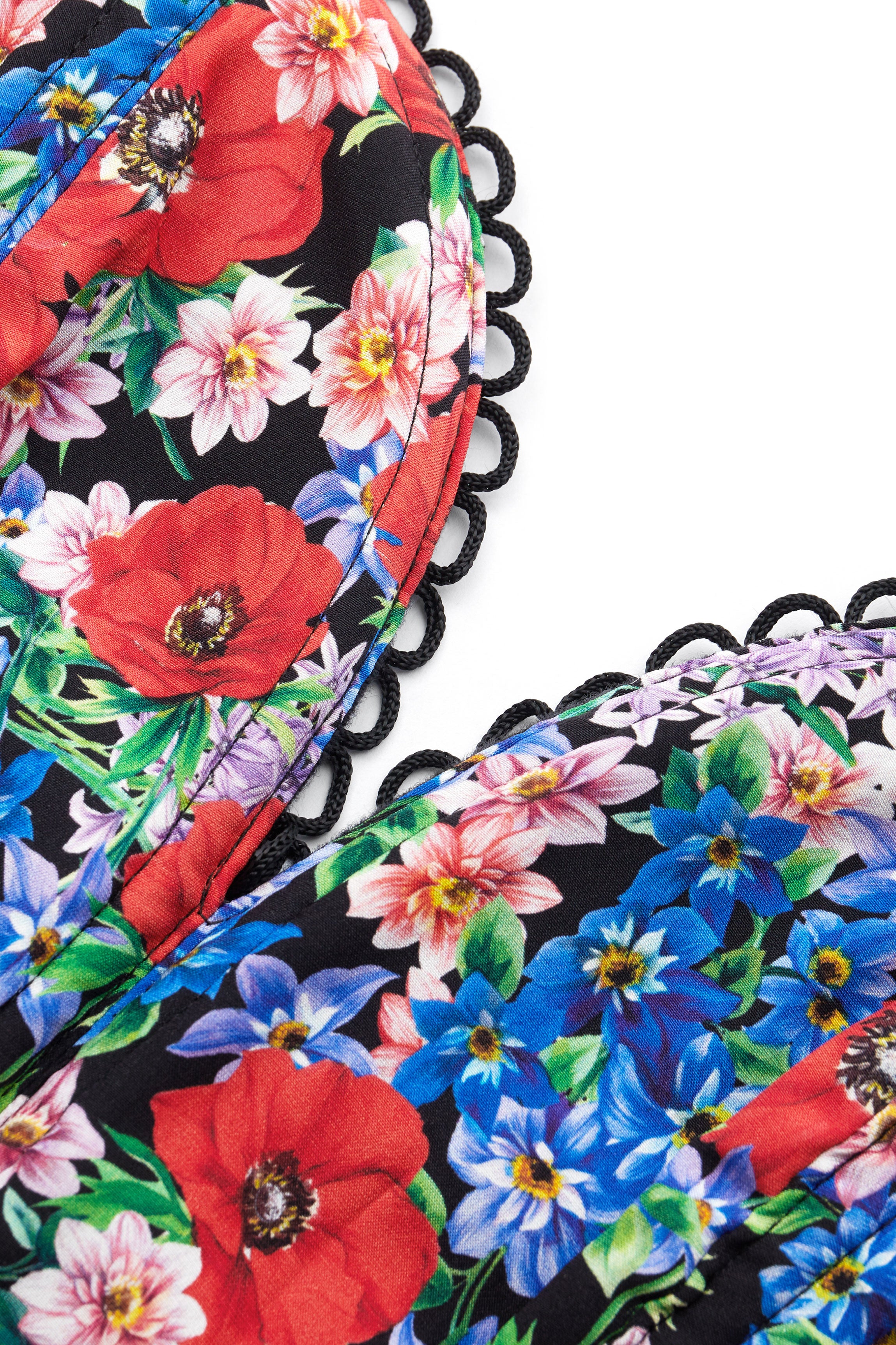 cadolle-altea-corset-bustier-noir-fleuri-en-satin image 5