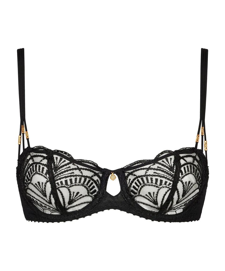 aubade-vibes-soutien-gorge-corbeille-noir image 1