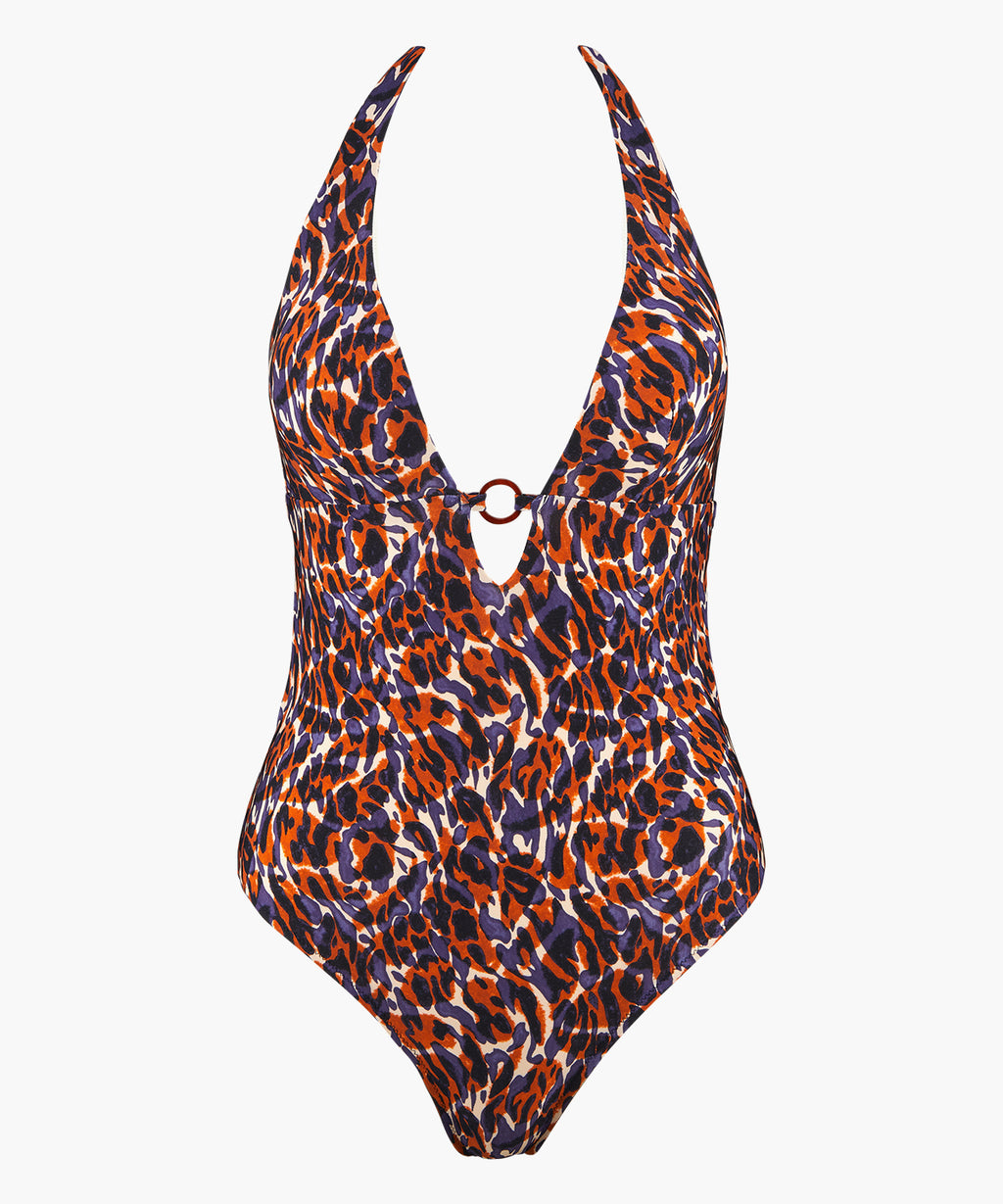 aubade-fierce-spirit-maillot-de-bain-une-pi-ce-wildcat-bonnets-moul-s-dos-nou image 1