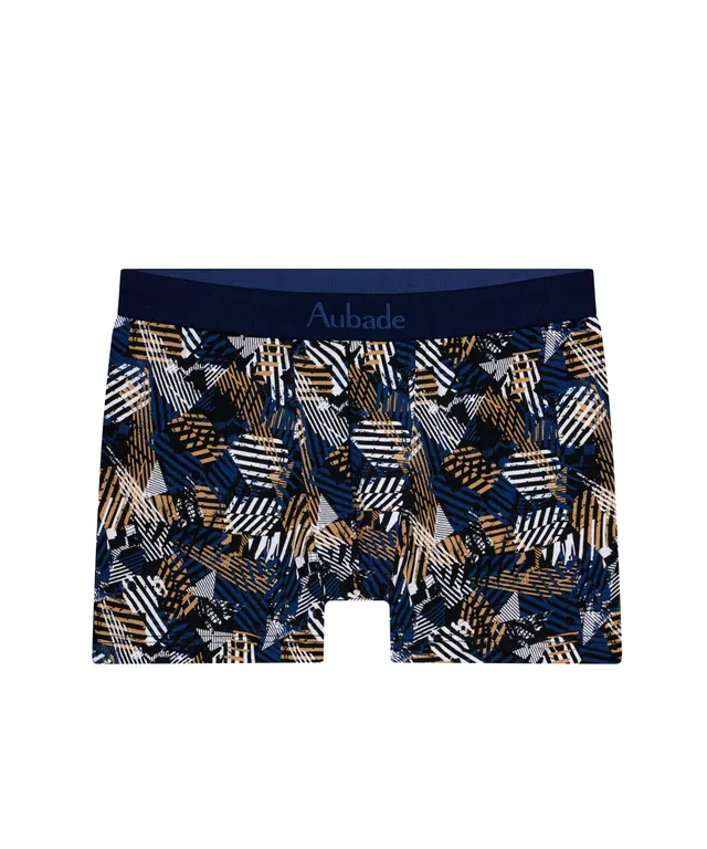 aubade-homme-boxer-psychedelik-stripes-coton-bio image 1