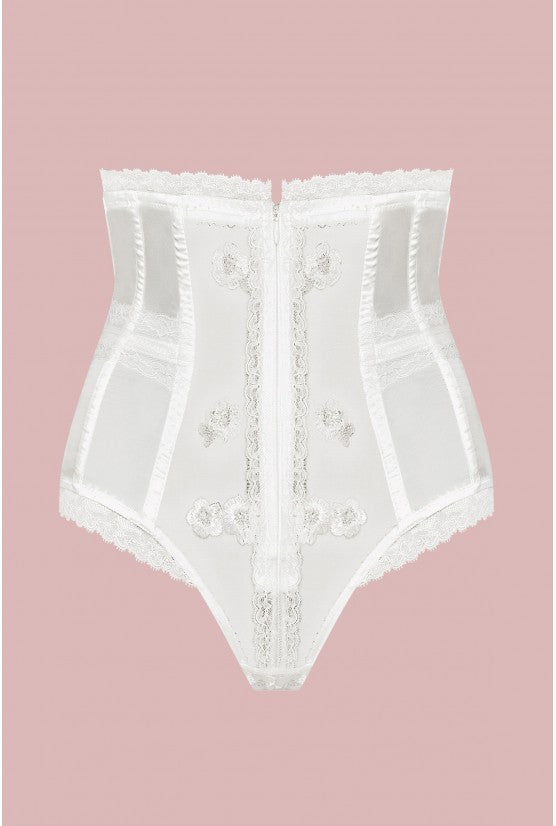 cadolle-gilian-culotte-corset-e-satin-tulle-ivoire image 1