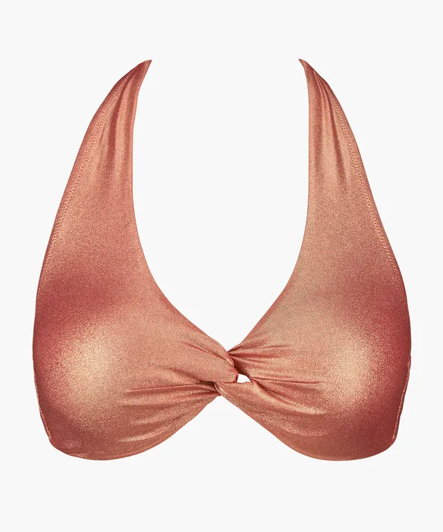 aubade-sunlight-glow-haut-de-bikini-triangle-cuivre image 1
