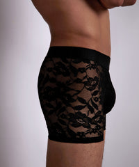 aubade-homme-boxer-dentelle-florale-lace image 5