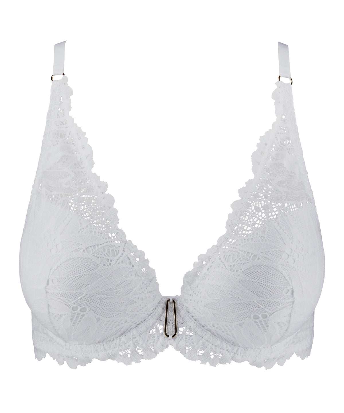 aubade-flowermania-soutien-gorge-plunge-foulard-blanc image 1