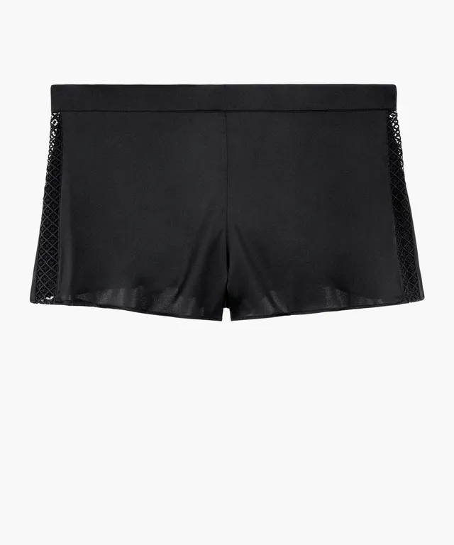 aubade-silk-desire-shorty-black image 1