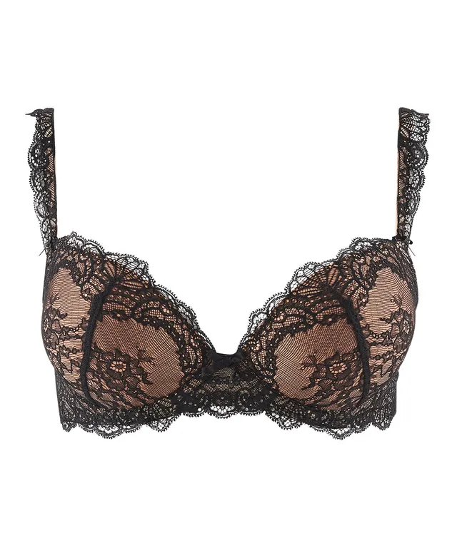 aubade-danse-des-sens-soutien-gorge-push-up-coques-noir image 1