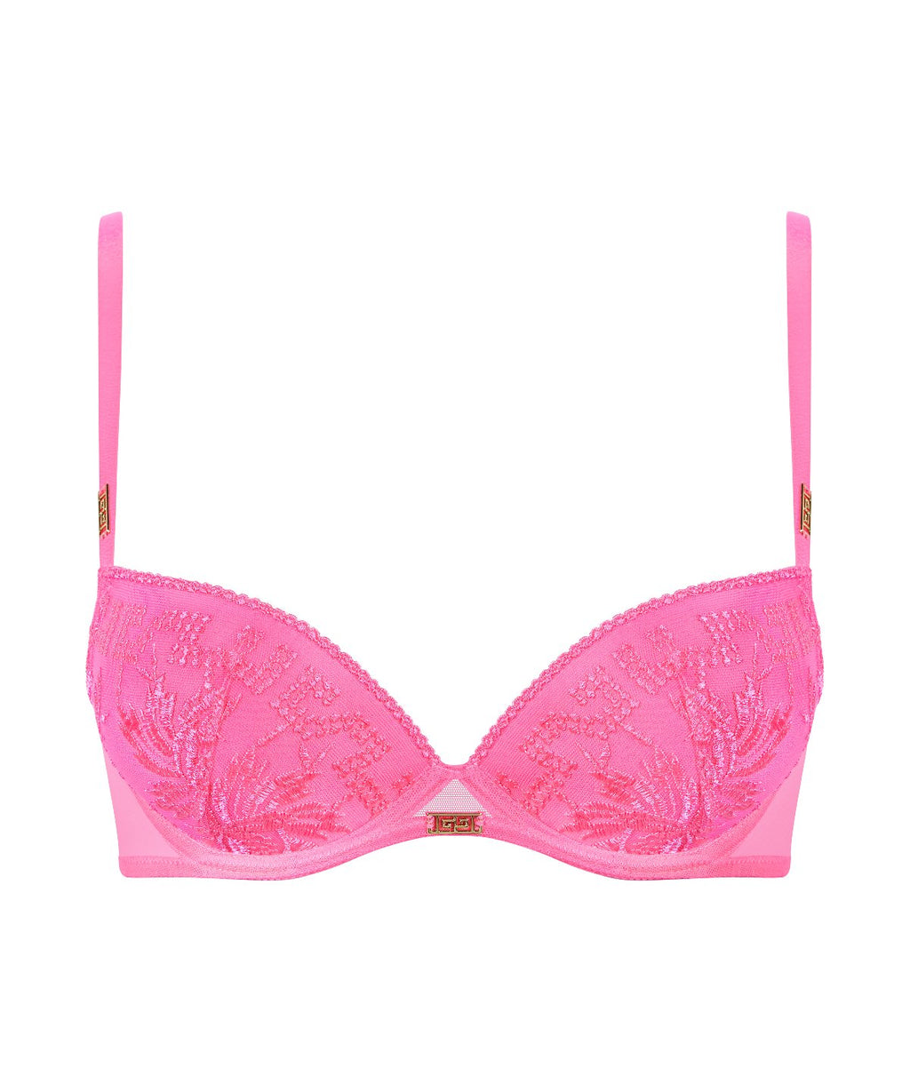 aubade-rules-of-attraction-soutien-gorge-push-up-exciting-pink image 1