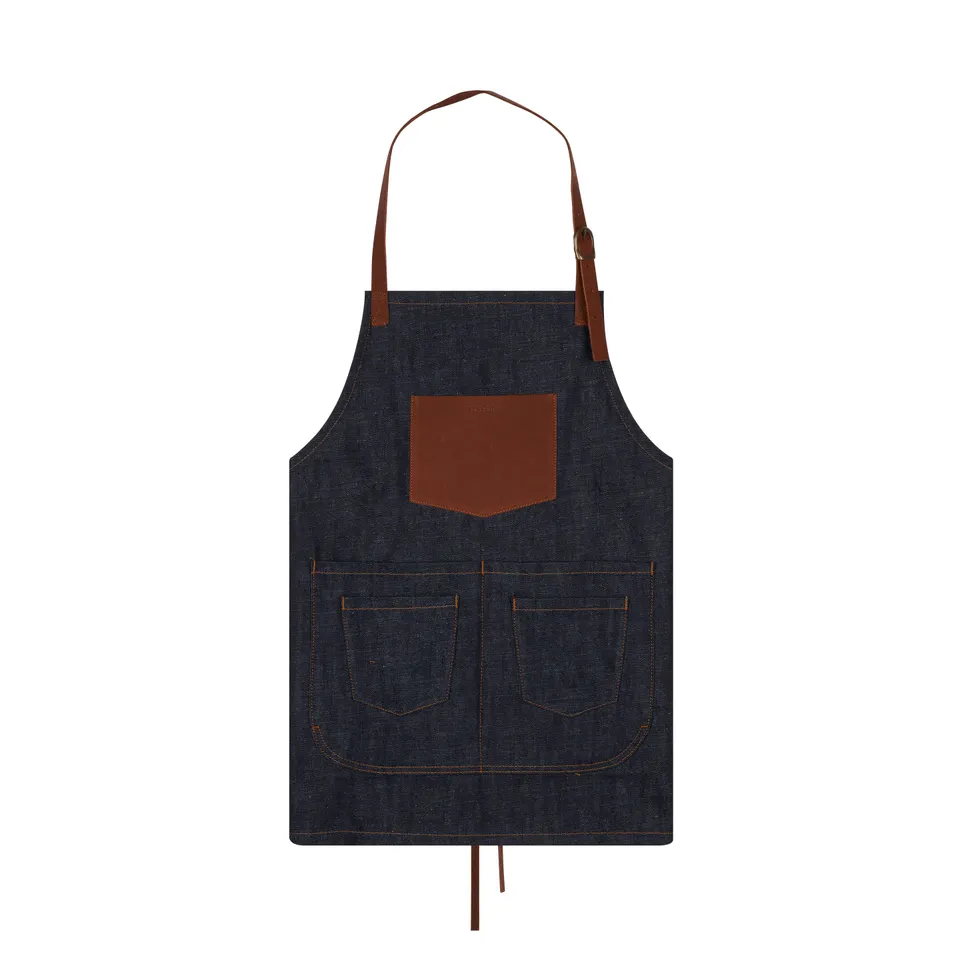 atelier-tuffery-tablier-court-en-jean-brut image 1