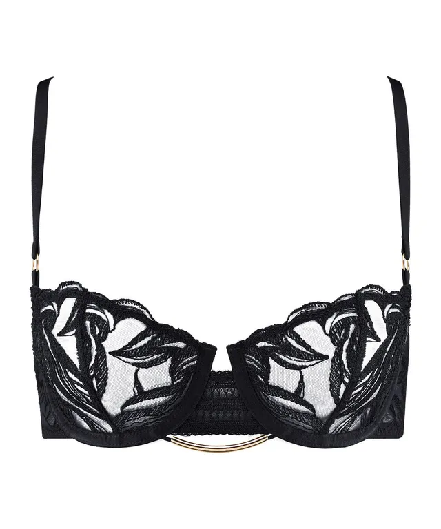 aubade-into-the-groove-soutien-gorge-demi-corbeille-noir image 1