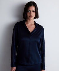 aubade-midnight-whisper-bluse-evening-blue image 2