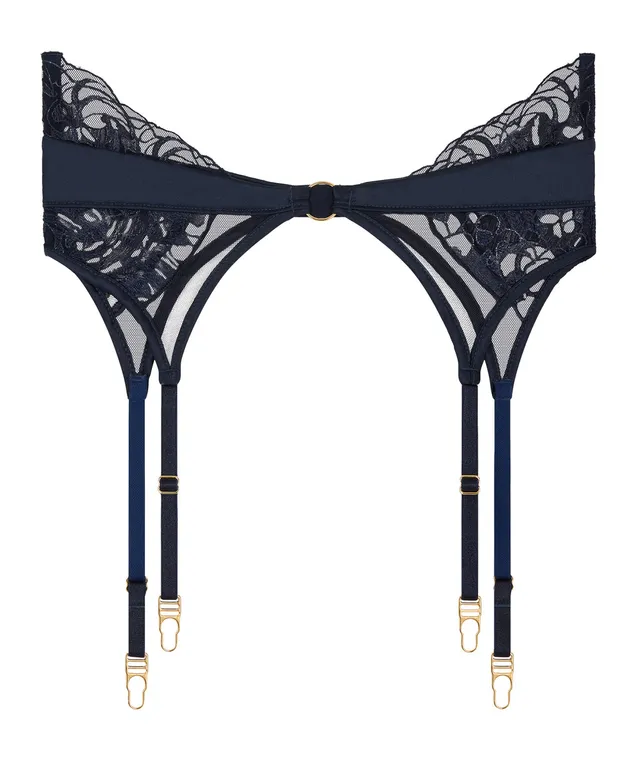 aubade-satin-memories-porte-jarretelles-deep-sea image 1