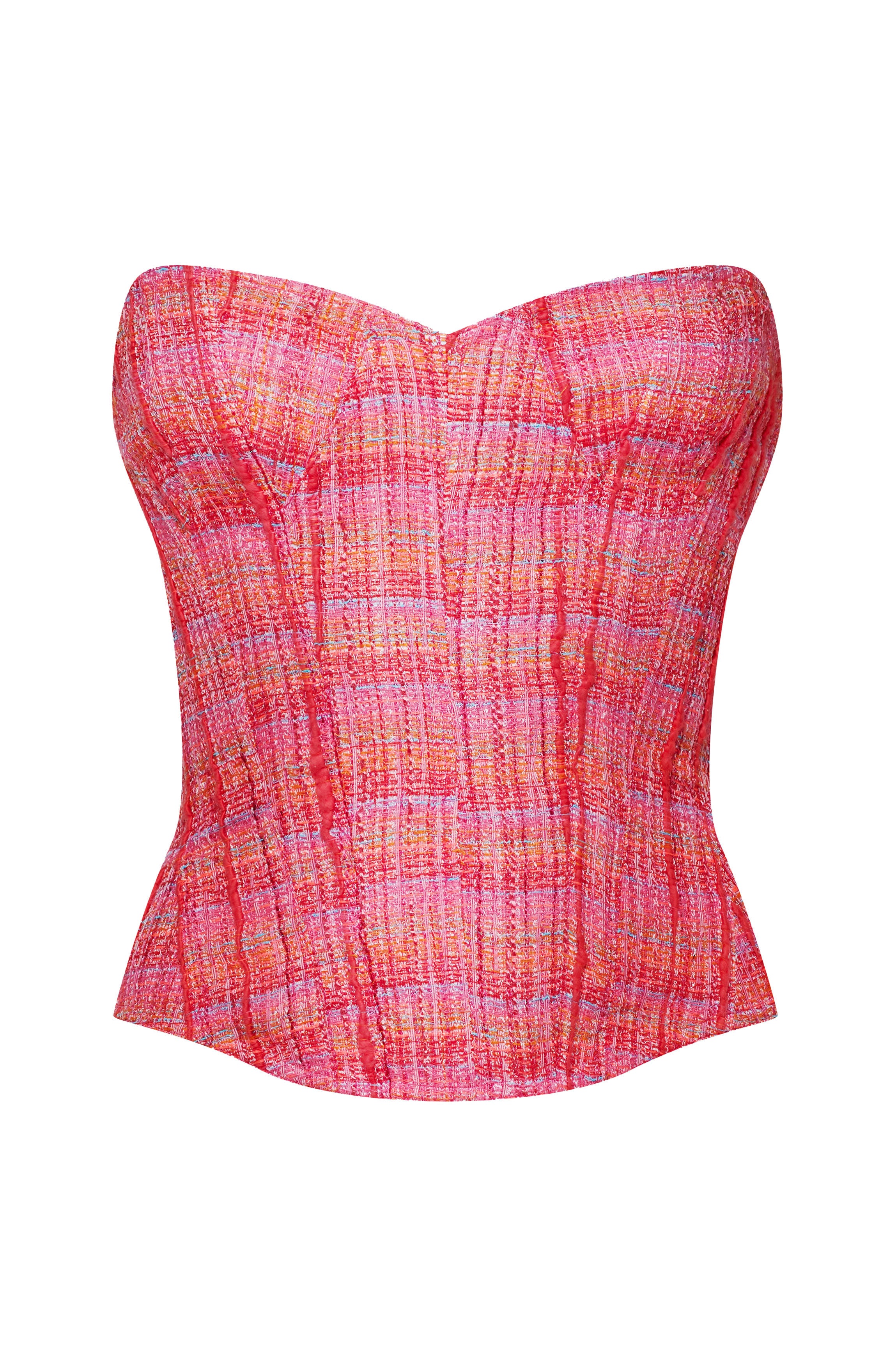 cadolle-victoria-corset-rose-en-tweed-la-age image 1