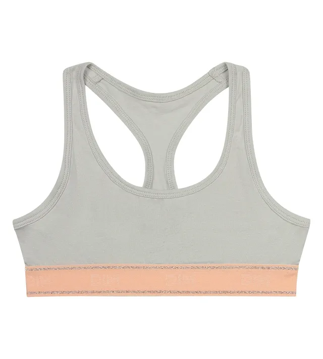 dim-sport-brassi-re-fille-gris-souris-et-rose-clair image 1