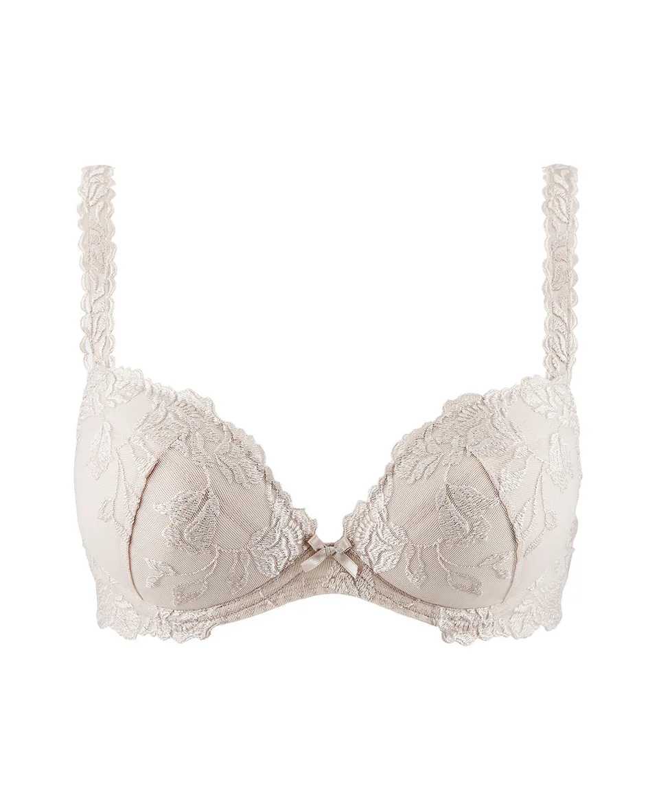 aubade-softessence-soutien-gorge-push-up-plunge-nude-skin image 1