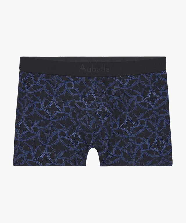 aubade-homme-boxer-gothic-coton-bio-noir image 1