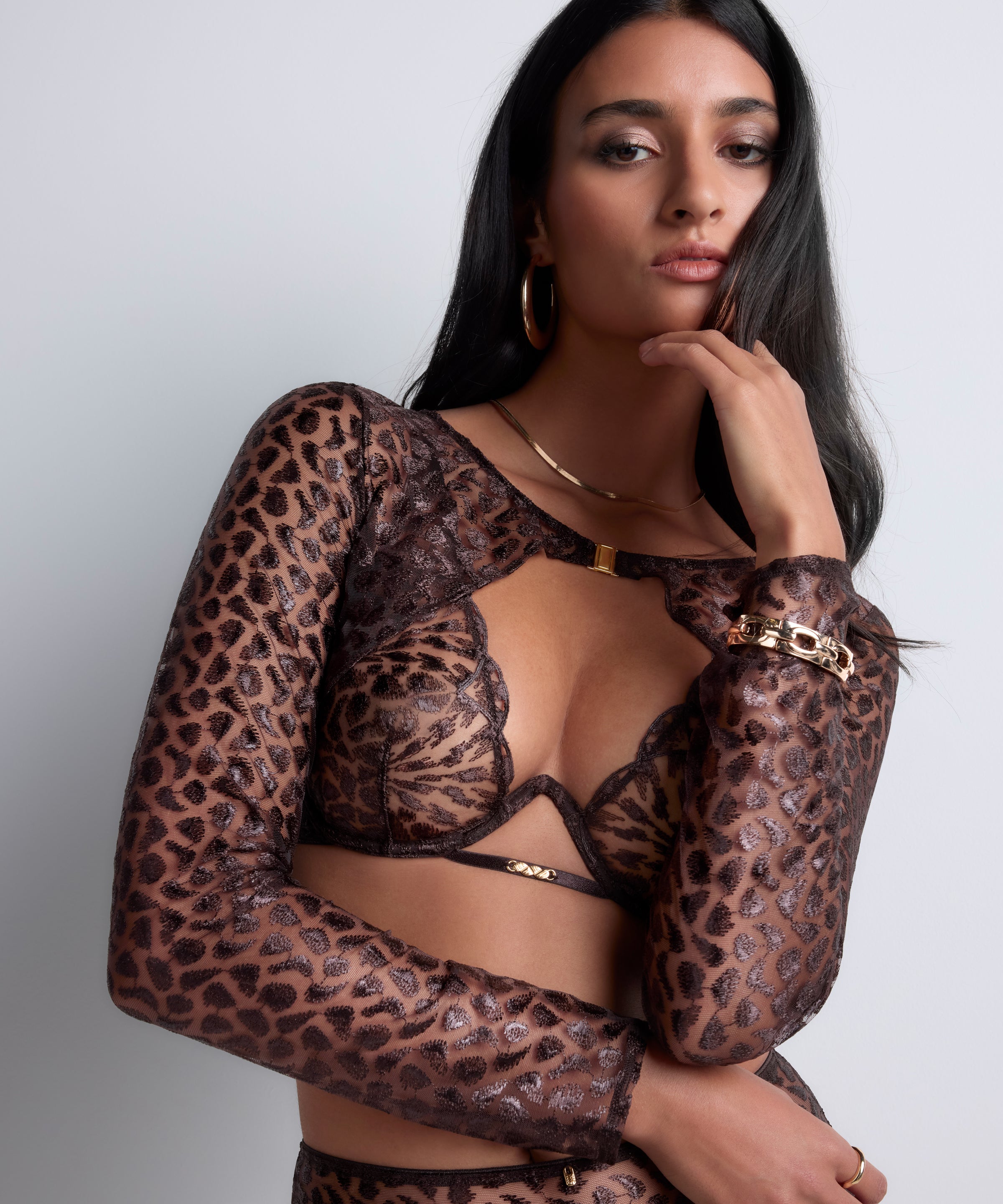 aubade-crazy-in-love-bol-ro-satin-marron image 2