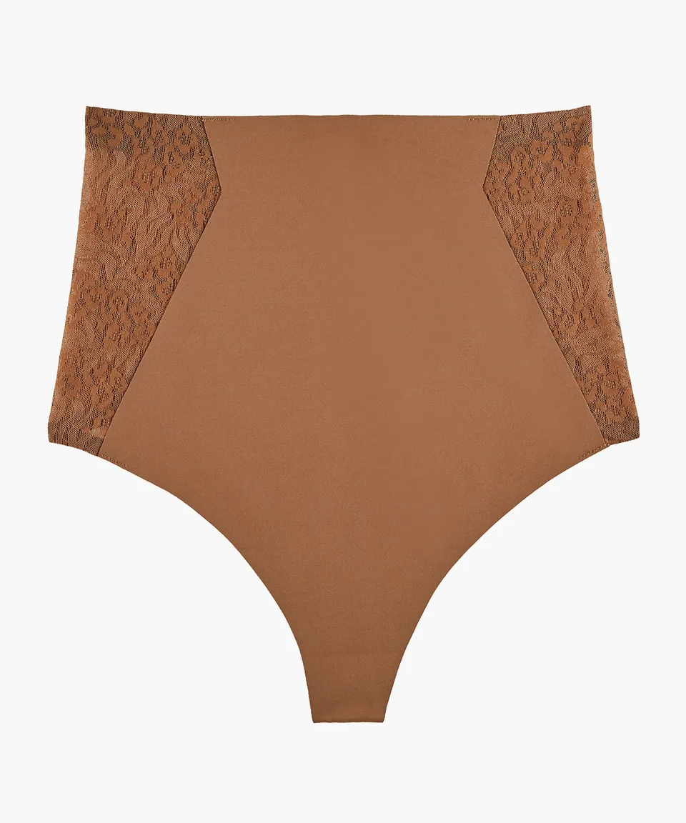 sculpt-by-aubade-culotte-taille-haute-cinnamon image 1