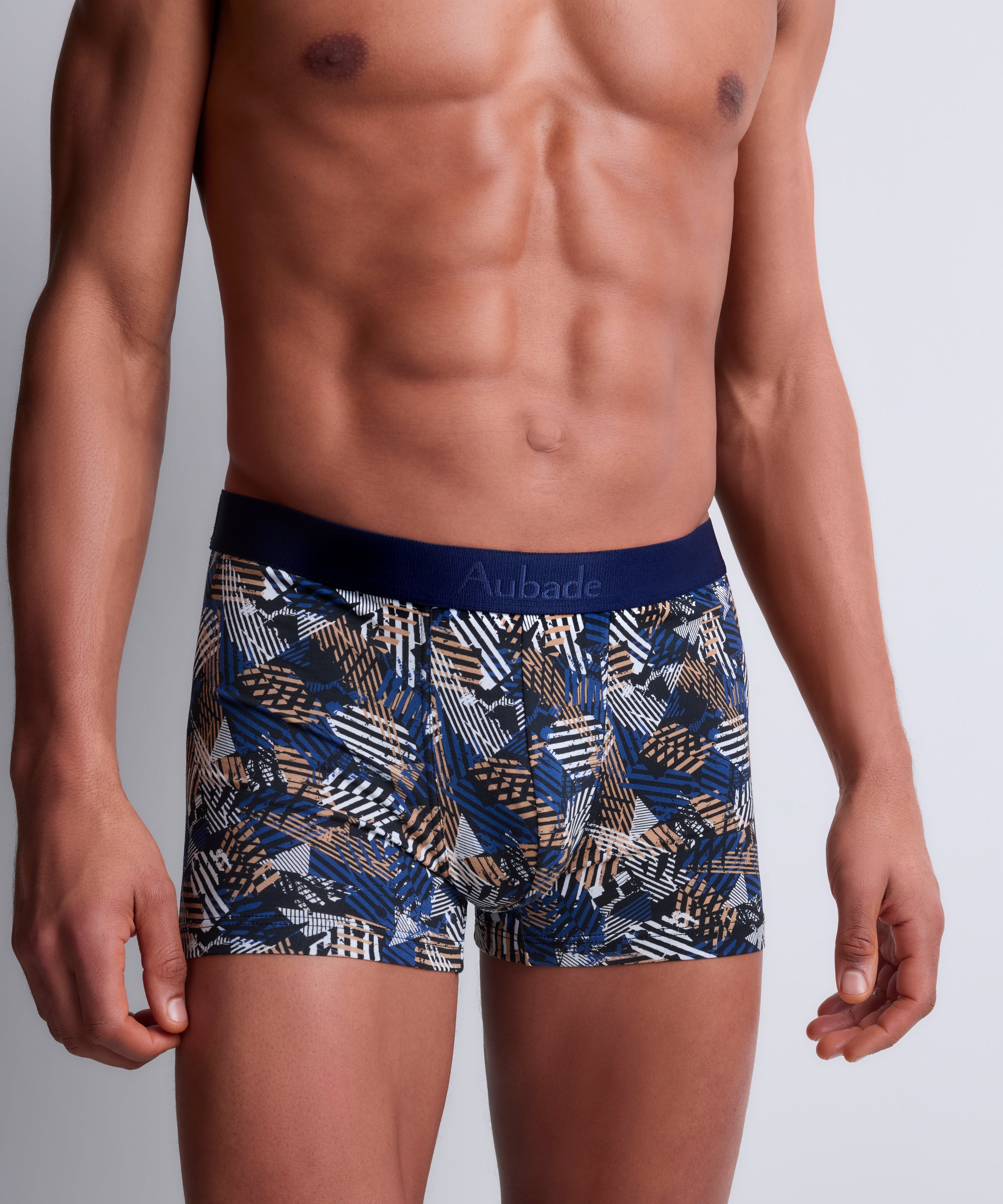 aubade-homme-boxer-psychedelik-stripes-coton-bio image 3
