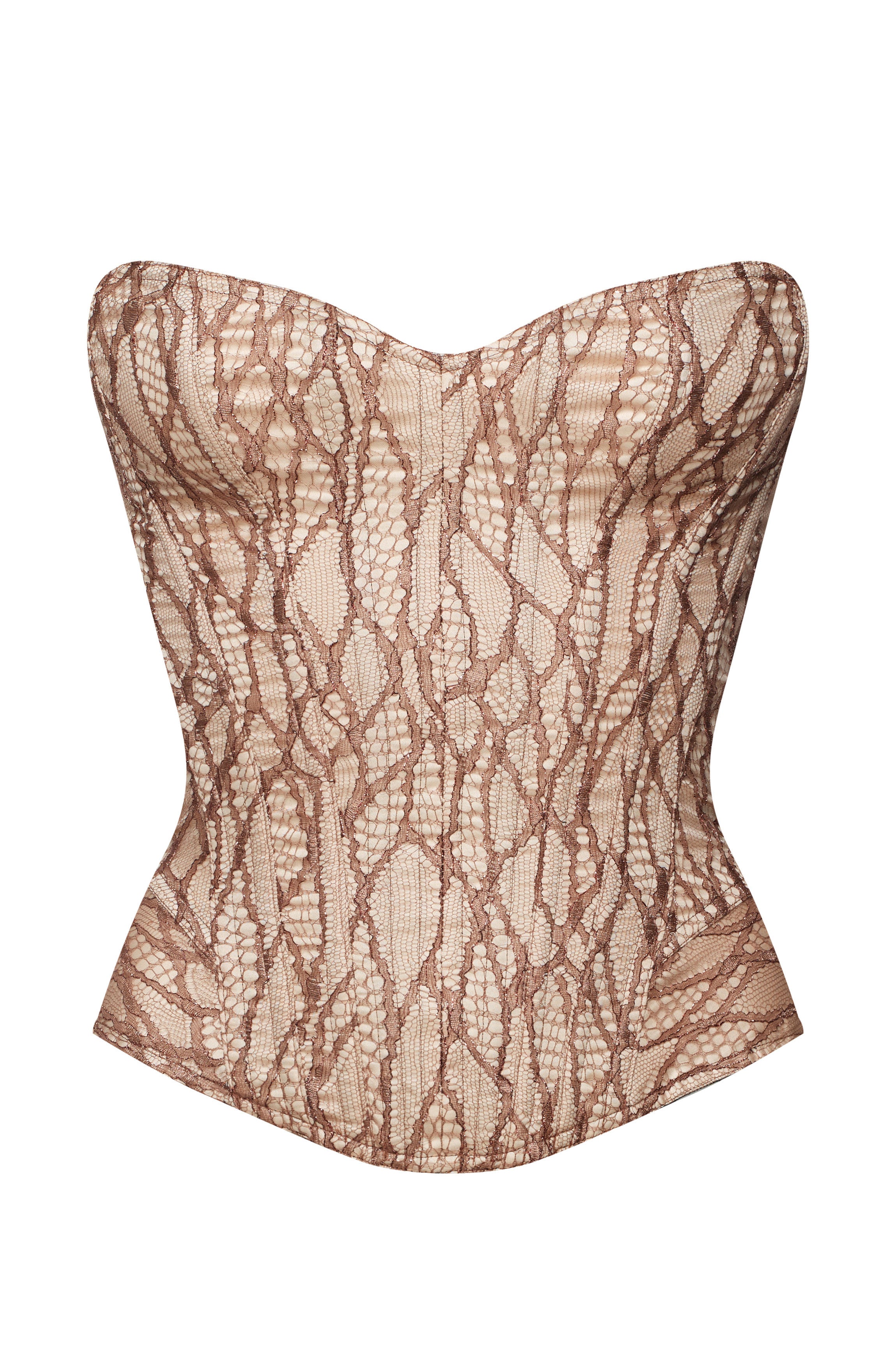 cadolle-malia-corset-dentelle-beige image 1