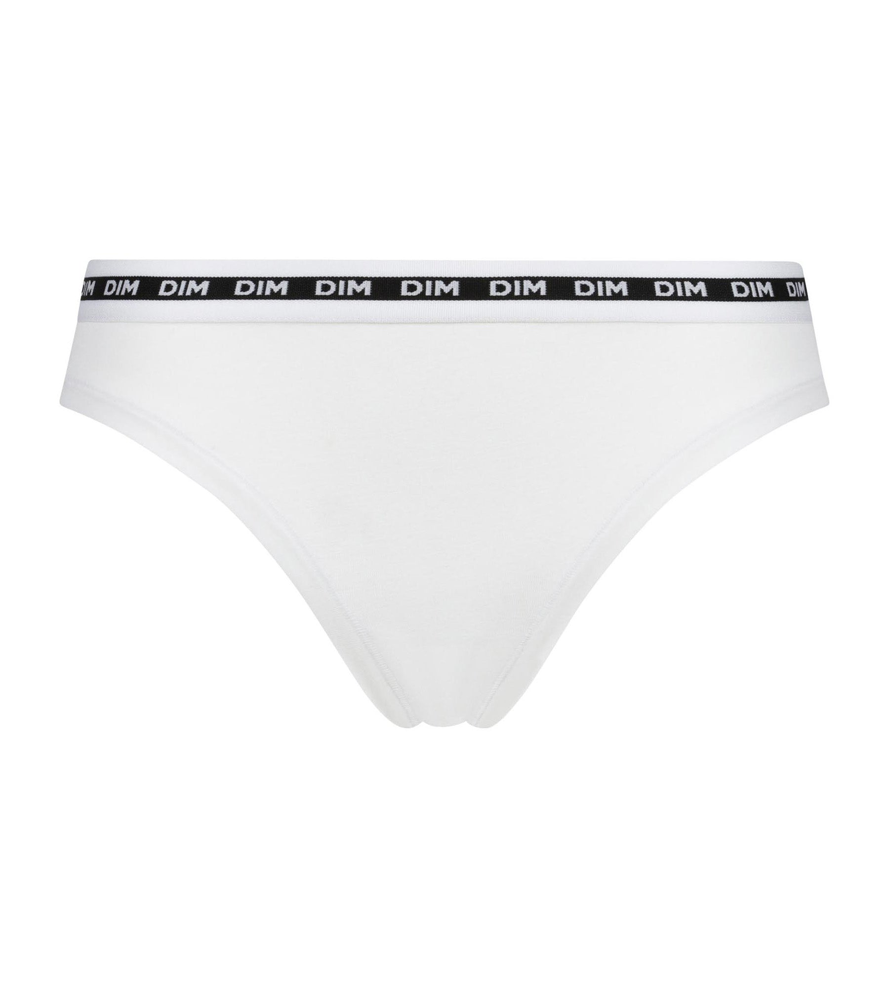 dim-icons-culotte-femme-blanche-ceinture-fine-en-coton-modal image 5