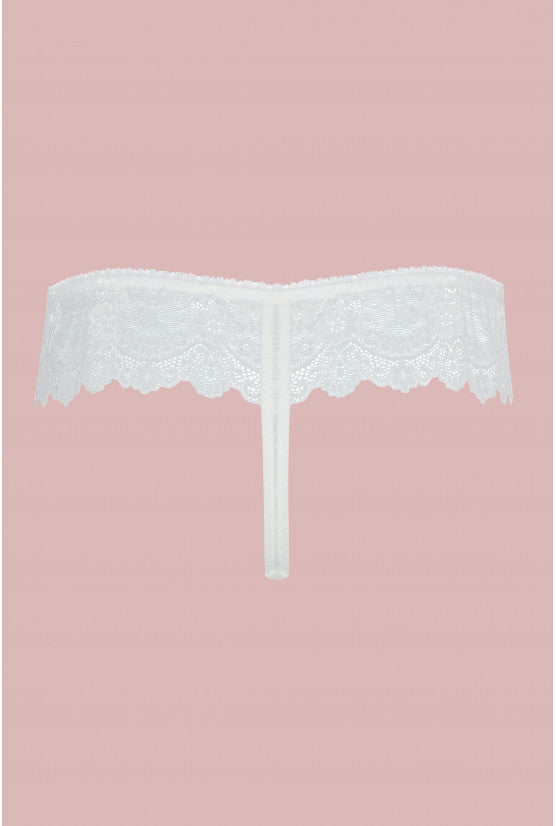 cadolle-string-ania-dentelle-ivoire-lingerie-mariage image 3