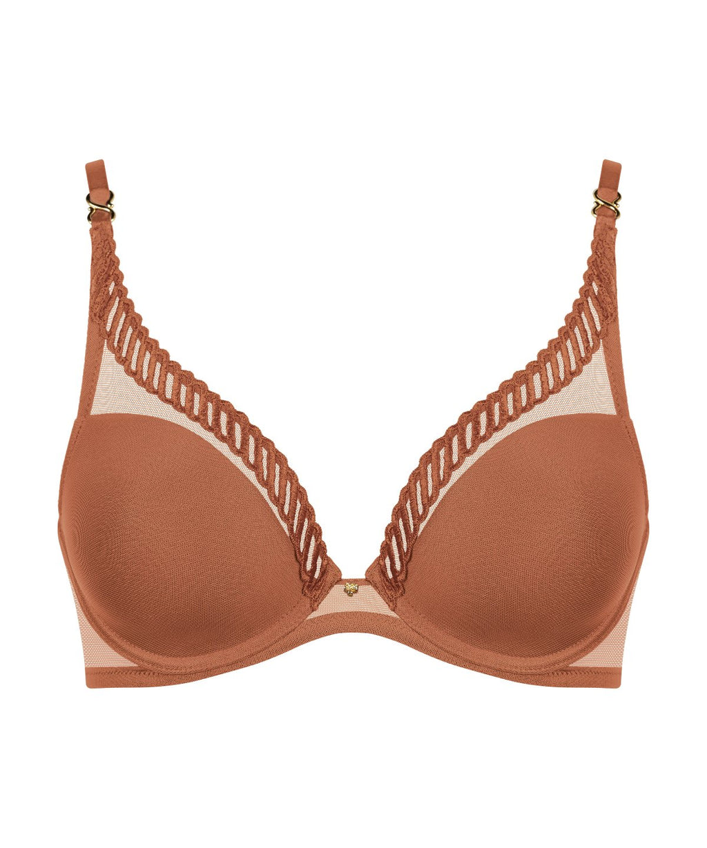 aubade-sheer-emotion-soutien-gorge-triangle-armatures-honey image 1