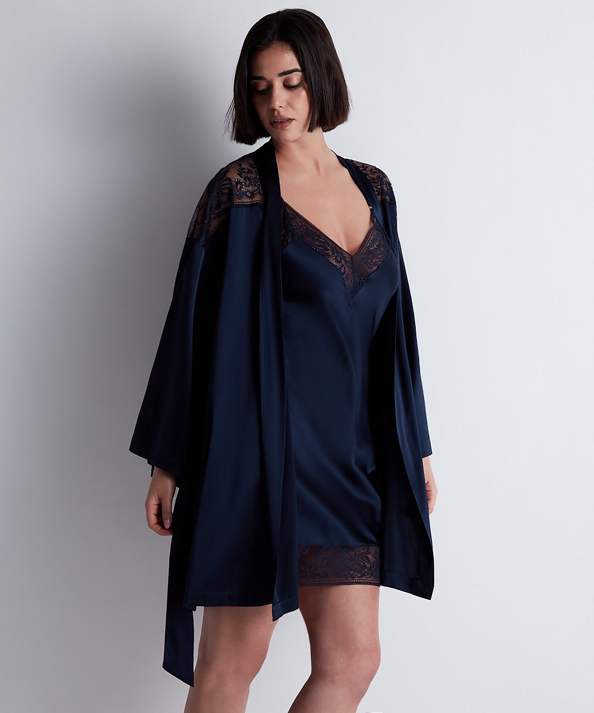aubade-midnight-whisper-kimono-evening-blue image 5