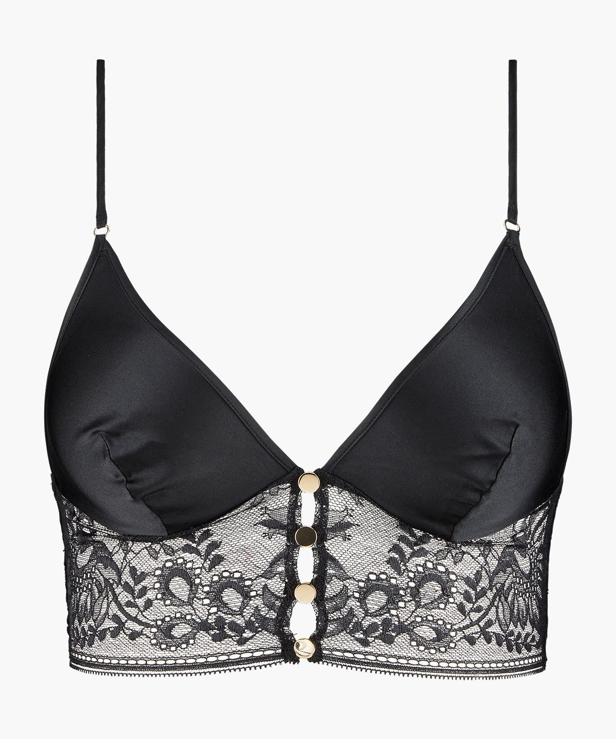 aubade-midnight-whisper-soutien-gorge-triangle-noir image 1