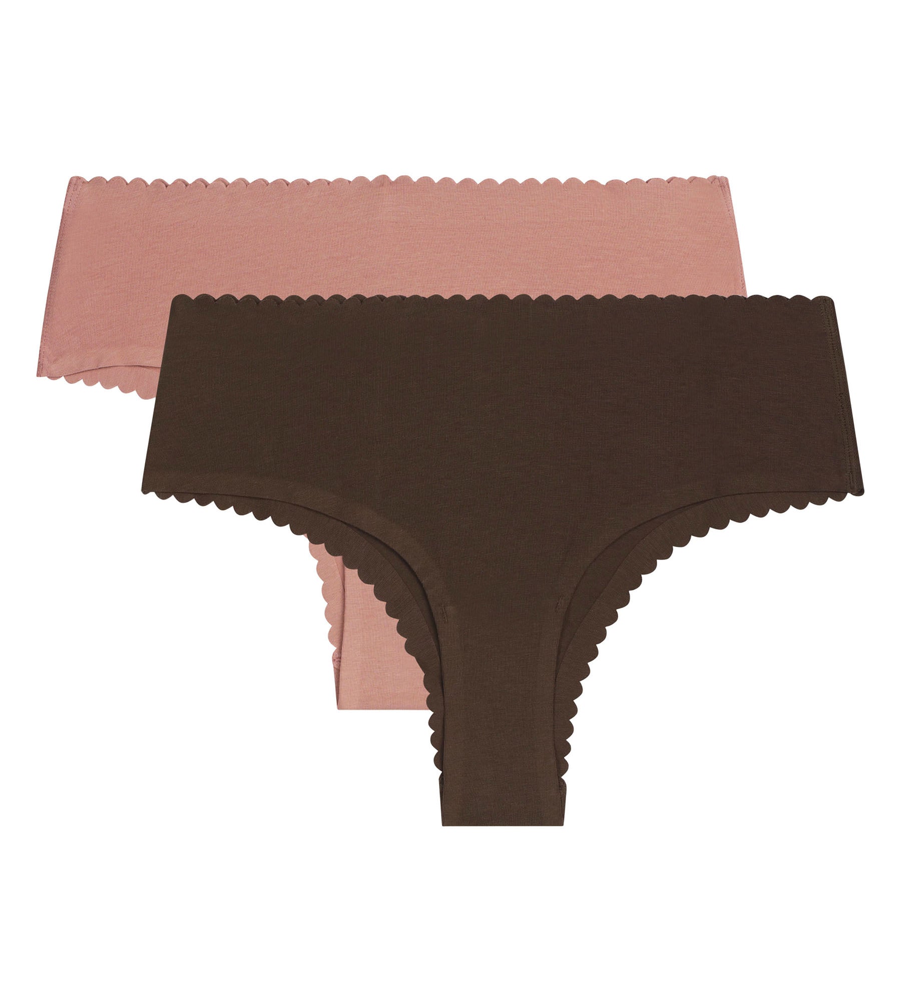 dim-body-touch-lot-de-2-tangas-coton-chocolat-et-rose-poudr image 5