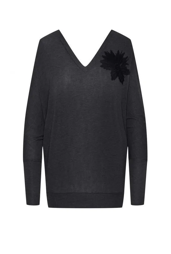 cadolle-top-relax-top-jersey-gris-fonc image 1