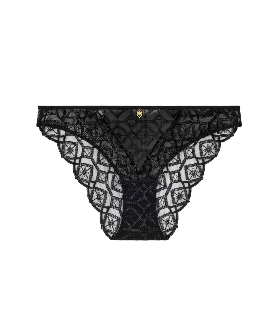 aubade-sense-of-illusion-slip-italien-noir image 1