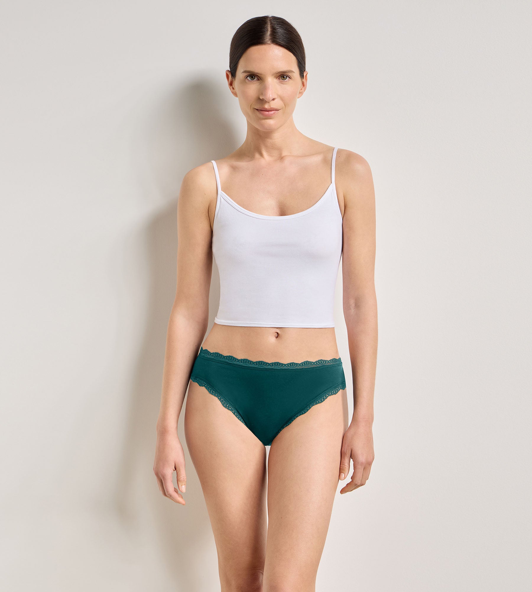 dim-daily-coton-dentelle-lot-de-2-culottes-rose-meraude image 3